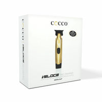 Cocco Veloce Pro Cordless Trimmer w/ Digital Gap Ambassador DLC Blade + Black Charging Stand (CVPT)