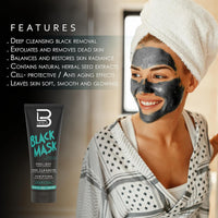LEVEL3 Black Facial Mask