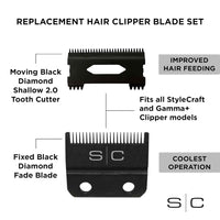 Stylecraft Replacement Black Diamond Fixed Clipper Blade