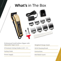 Wahl 5 Star Limited Edition Gold Cordless Magic Clip