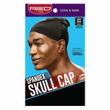 Red Spandex Skull Cap
